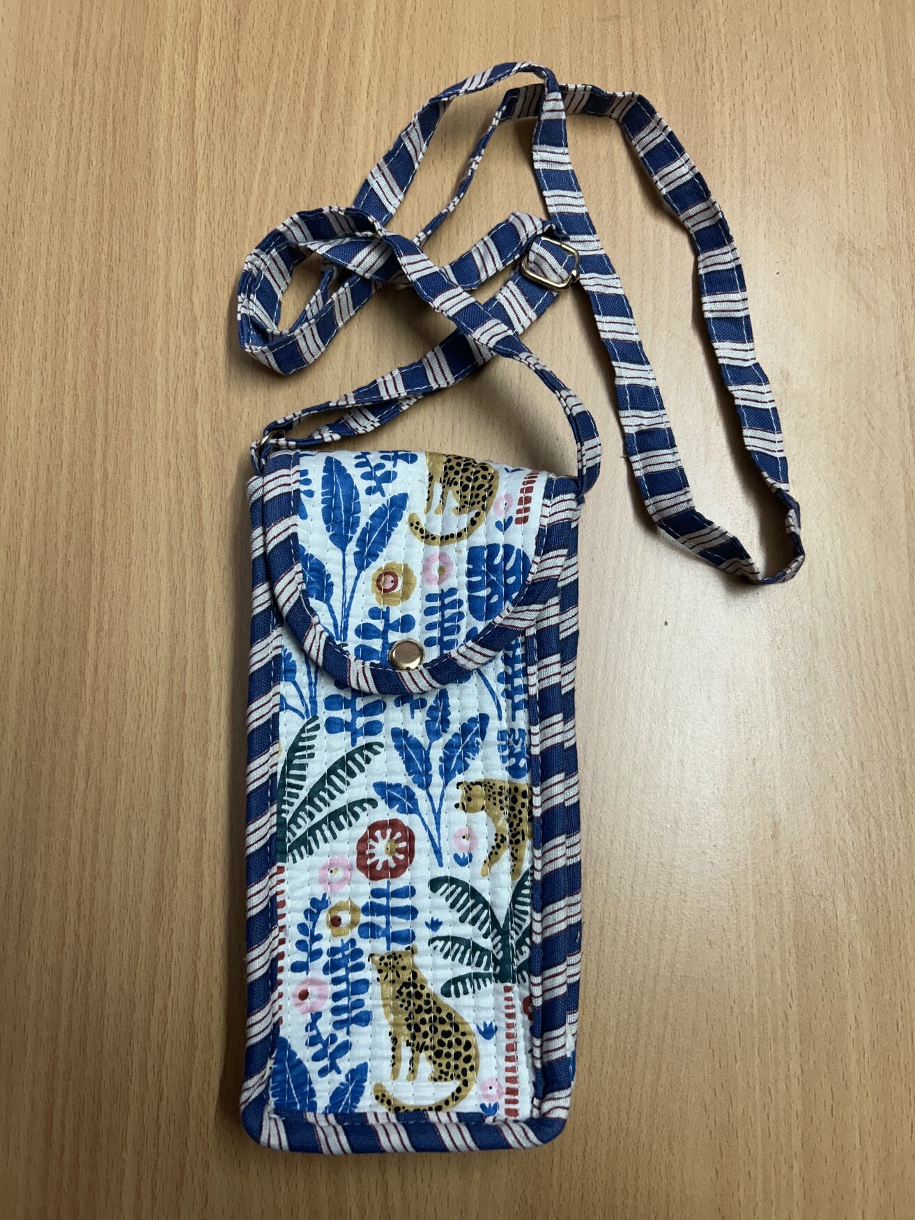 Jaipuri Block Print Tote · Jungle Leopard