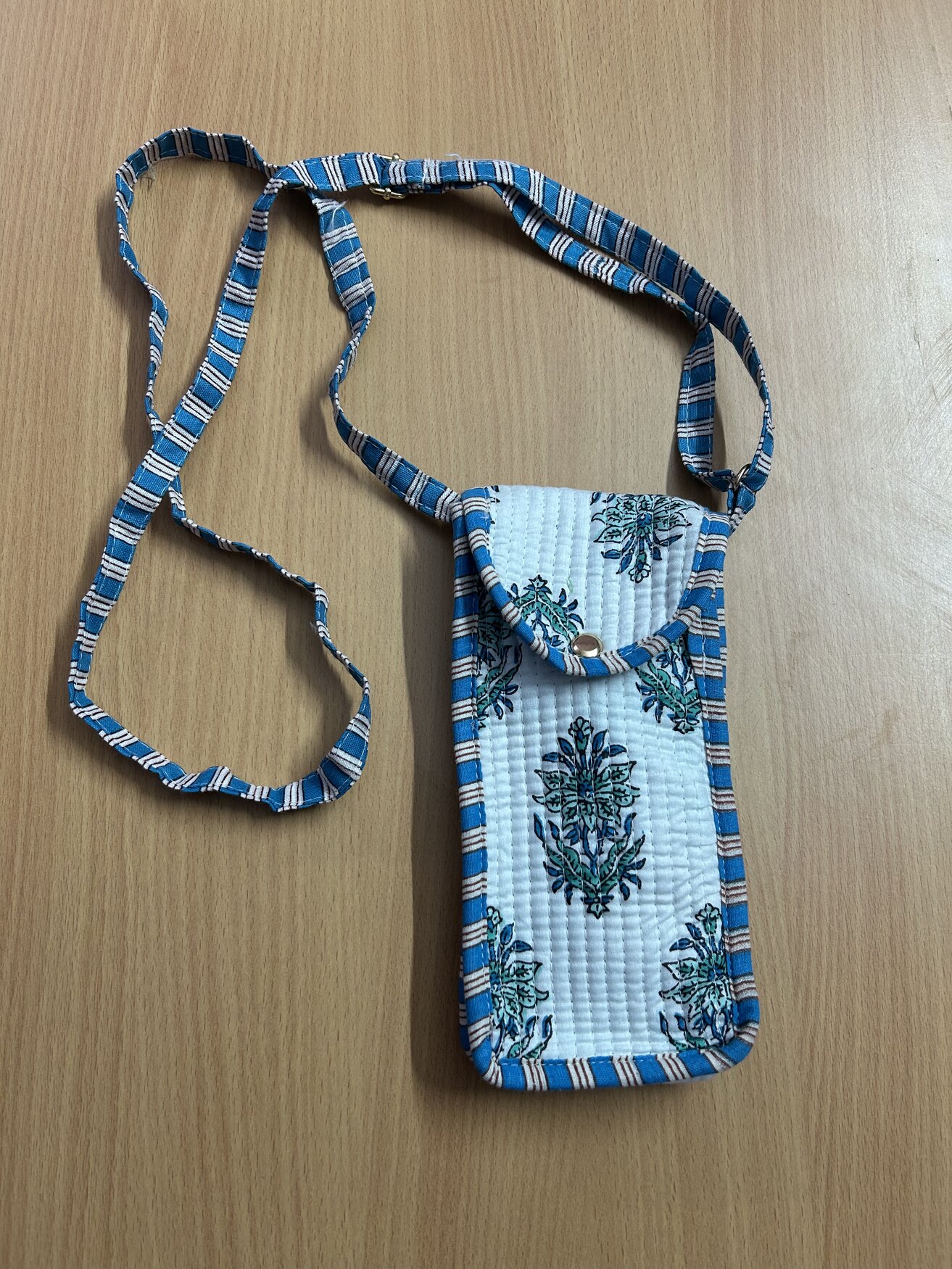 Jaipuri Block Print Tote · Indigo Motif