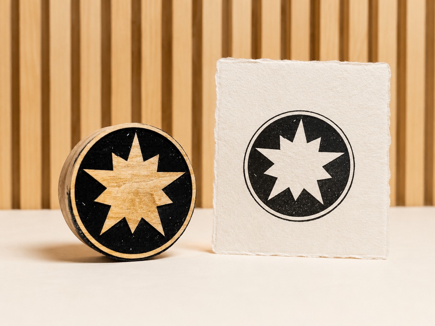 Nine Point Compass Star Block