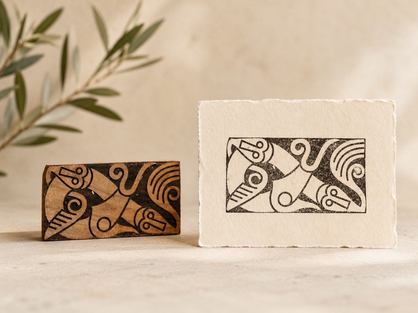 Phoenician Mariner Border Block