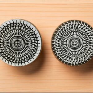 Mandala Pair Positive & Negative Wooden Batik Stamps Tjaps
