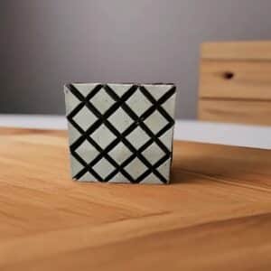 Mini square 3 pottery stamp ceramic mold scrapbooking