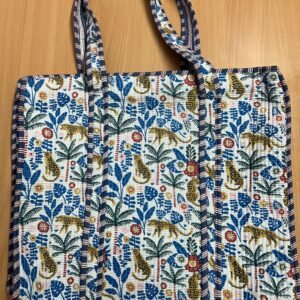 Jaipur Wild Garden – Large Handcrafted Tote Combo