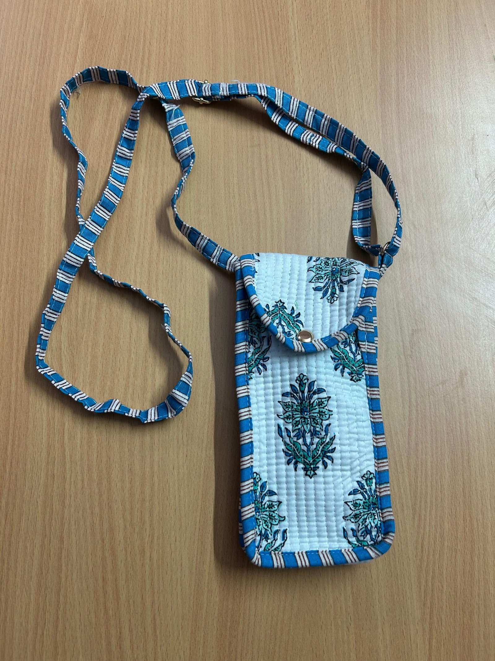 Jaipur Teal Buta – Large Handcrafted Tote Combo - Image 2